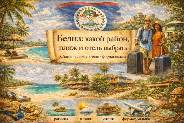 Белиз: какой район, пляж и отель выбрать